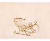 Deer Park, 16 In. Gold Small Sleigh